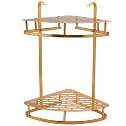 Bathroom Shelves Bathroom Gold Shelf Shower Corner Basket Shampoo Storage Wall Bathroom Shelf 230831