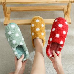 Slippers Women Cute Home Winter Plush Thick Soles Anti-skid Soft Warm Indoor Couples Men Universal Spots Cotton Shoes Sapatos