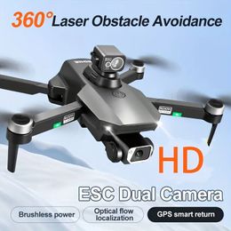RG109 MAX GPS Drone Professional Dual HD Camera GPS Positioning Brushless Motor 360'Laser Obstacle Avoidance FPV Photography Long-life Battery Foldable Quadcopter