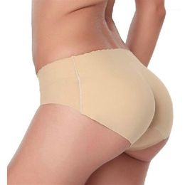 Underwear women Seamless Sexy lingerie Underwears Panties Briefs hip pads pantalones mujer silicone hip padded panty #11305L