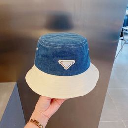 Fashion wide brim hats bucket hat designer fitted caps for women cowboy cowgirl flat bonnet mens baseball cap snapbacks unisex outdoor casua
