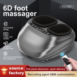 Leg Massagers Electric Foot Massager Heating Therapy Shiatsu Deep Kneading Roller Air Bag Massage Machine Relief Chronic Pain Muscle Tension 230831