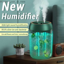 Humidifiers 1.8L Air Humidifier Atmosphere Light Portable Humidifier Mute USB Fogger Mist Maker for Bedroom Home Car Plants Purifier Q230901