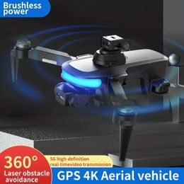 2023 Latest Version F1 WIFI Drone With GPS/Brushless Motor+ Anti Shake Gimbal+ Adjustable 4K HD Dual Camera Version Laser OBSTACLE AVOID Sensor Drones