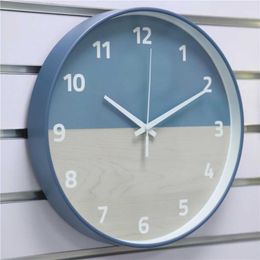 Wall Clocks Hanging Clock Useful Battery-operated Highly Transparent Panel Wall-mounted Silent Living Room Supplies