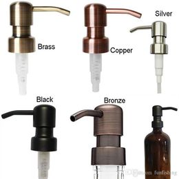 Samples for 28 400 Soap Dispenser Black Copper Brass Bronze Silver Rust Proof 304 Stainless Steel Liquid Pump235n