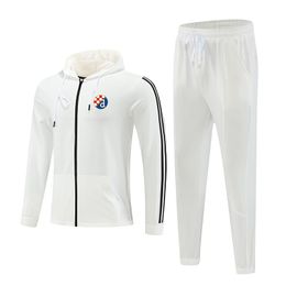 GNK Dinamo Zagreb Men's Tracksuits outdoor sports warm long sleeve clothing full zipper With cap long sleeve leisure sports suit