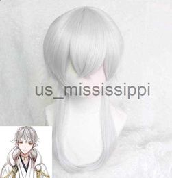 Cosplay Wigs Anime Touken Ranbu Online Tsurumaru Kuninaga Wig Cosplay Anime PSYCHO PASS Makishima Shougo Heat Resistant Hair Wigs x0901