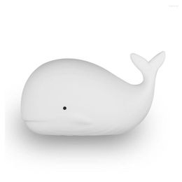 Night Lights Colourful Whale Painting Lamp Atmosphere Small Desk Decoration Bedroom Room Children's Gift