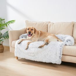 kennels pens Washable Pet Sofa Dog Bed Calming Bed For Large Dogs Sofa Blanket Winter Warm Cat Bed Mat Couches Car Floor Furniture Protector 230831