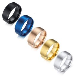 Wedding Rings Men Casual Steel Size 514 Women Children Simple 5 Colors 1 Piece 230831