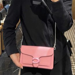 Women's Cherry Blossom Pink Litchi Pattern Mini Small Square Classic Tabby Chain One Shoulder Crossbody Wine God Designer bags outlet sale