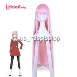 Cosplay Wigs Lemail wig Synthetic Hair Anime DARLING in the FRANXX 02 ZERO TWO Cosplay Wigs Long Pink Straight 02 Cosplay Heat Resistant Wig x0901
