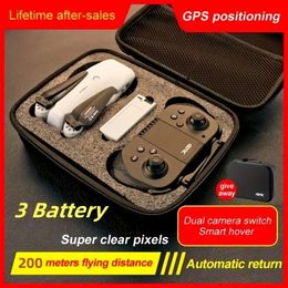 Foldable GPS Quadcopter Drone With HD Dual Camera, Low Power Return, Optical Flow Positioning, One Key Return, 25 Mins Flight Time, 2km Flight Distance