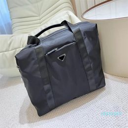 2023-5A quality nylon designer Travel bags tote luxury Luggage bag Letters lining unisex Sports fitness bowling duffle