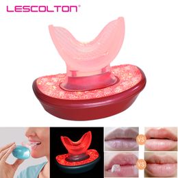 Face Massager Lip Pump Fuller Electric Plumper LED Light Therapy Enhancer Sexy Thicker Lips Plumping Tool Mouth Bigger 230831