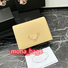 Women Luxury Designers Card Holders Bags Wallets Solid Colour Genuine Leather Ladies Travel Wallets Coin Purse mini size 8 Colours