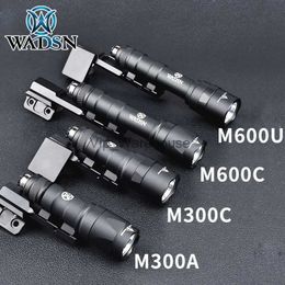 Torches WADSN M300 M600 Thorntai Flashlight Mount Set Fit 20mm Picatinny Rail MLOK KEYMOD M300A M300C M300W M600C M600U M600W Gun Lamp HKD230901