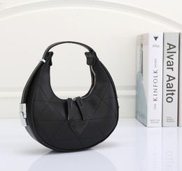 The designer bag Women bag hobo handbag Fashion Shopping Satchels bags Metal Logo bag leather crossbody messenger bags Luxury designer purses Italy Brand 2size