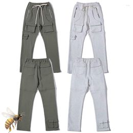 Men's Pants FAR From 2023ss What Calm Wave Sweatpants Men Women Drawstring High Quality Cargo