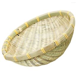 Bowls Bamboo Basket Bathroom Storage Woven Sundries Multipurpose Rattan Baskets Weaving Bin Mini Home