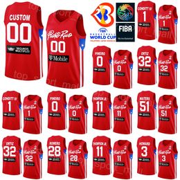 Print Puerto Rico Basketball 3 Howard Jersey 2023 World Cup 32 Christopher Ortiz 00 JOHN HOLLAND 12 ALEEM FORD 41 ARNALDO TORO BAREA 51 Tremont Waters For Sport Fans