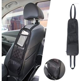 Car Organiser Seat Side Automobile Storage Hanging Bag Mesh Pocket Phone Holder Interior Accessorie