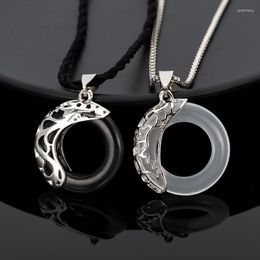 Pendant Necklaces Necklace Female Male Couples Pair Creative Vintage Jewellery Memorial Love Gift Chains Choker