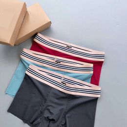 Underpants Designer Mens underwear Ice silk seamless Fashion boxer shorts Men's four corner ultra-thin QLCG