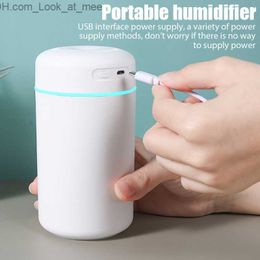 Humidifiers 420 ml Air Humidifier Mini Aroma Oil humidificador Portable Diffuser Home car USB charge Purifier Cool Mist Silent humidificador Q230901