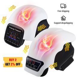 Leg Massagers Wireless Heating Massager Knee Pad Electric Physiotherapy Vibration Kneecap Treasure Shoulder Joints Pain Relief Massage 230831