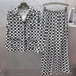 Unisex Pyjamas Elegant Couple Silk Plaid Pajamas Set Sexy Home Wear Womens Casual Luxury Nighty