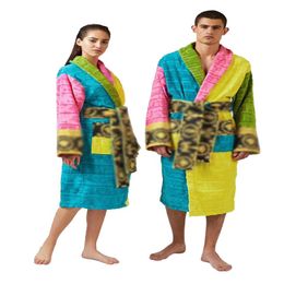 Mens Luxury classic cotton bathrobe men and women brand sleepwear kimono warm bath robes home wear unisex bathrobes239n