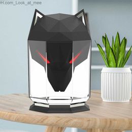 Humidifiers Desktop War Wolf Air Humidifier Household E-sports Style Humidifiers Electric Large Capacity USB Rechargeable for Home Bedroom Q230901