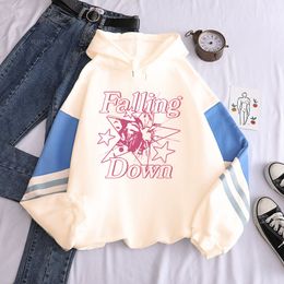 Men's Hoodies Sweatshirts Star Falling Down Doodle Printed Men Women American Style Hooded Streetwear Long Sleeves Autumn Creative 230831