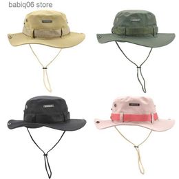 Wide Brim Hats Bucket Hats Summer Sun Hats Outdoor Protection Fishing Waterproof Camping Hiking Caps Anti-UV Beach Caps for Men Women Mountaineering Caps T230731