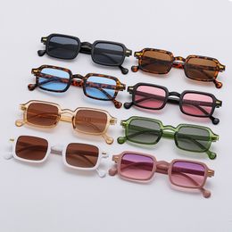 Fashion Sunglasses Frames Luxurious Rectangle Women Oval Vintage Brand Designer Square Sun Glasses Men Shades Female Eyewear Anti UV400 230831