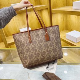 Women's New High Capacity One Shoulder Handbag Fashion Versatile Tote Classic Shopping Bag Trend 55% Off Factory Online