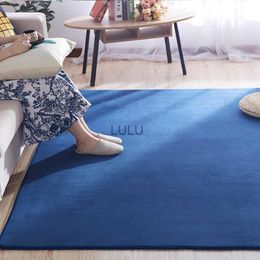 Solid Colour Coral Fleece Carpet For Modern Living Room Tea Table Rug Grey Children Bedroom Play Crawling Mat Non-slip Soundproof HKD230901