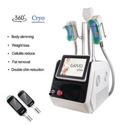 Fat freeze machine portable cryotherapy instrument anti cellulite 360 cryolipolysis weight loss equipment 3 handles