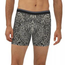 Underpants Aztec Totem Symbol Mayan Culture Inca Civilization Gift Breathbale Panties Male Underwear Boxer Briefs