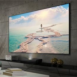 ALR Ambient Light Rejecting CLR PET Black Crystal Frame Projection Screen 100"- 120" For Ultra Short Throw Projectors Top Class