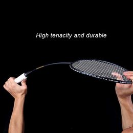 Badminton Rackets Ultralight 5U 77g Strung Badminton Racket Professional Carbon Badminton Racquet 22-28 LBS free Grips and Wristband Q230901