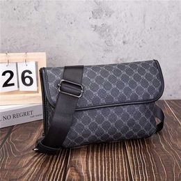 2023 Fashion New Product Men's Crossbody Small Soft Leather Shoulder Bag ins Cross Straddle Handbag Cheap Outlet 50% Off