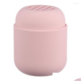 Storage Boxes Bins Sponge Holder Makeup Case Cosmetics Drying Containersponges Blender Box Sile Beauty Holders Drop Delivery Home Gard Dhbkk