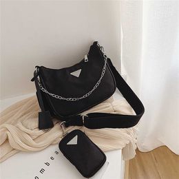 Bags New Fashion Three in One Oxford Cloth Single Shoulder Women's Crossbody Bag Small 50% Off Outlet Store