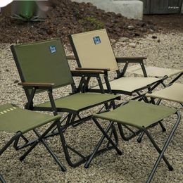 Camp Furniture Portable Folding Chair Fabric Detachable Cotton Clip High Colour Aluminium Alloy Ultra Light Camping Picnic Fishing