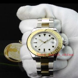 2019 Factory Supplier Luxury Asia Movement Quality 40mm 18kt Gold & Stainless Steel White Dial 16623 Automatic Mens Watch Watches229Z