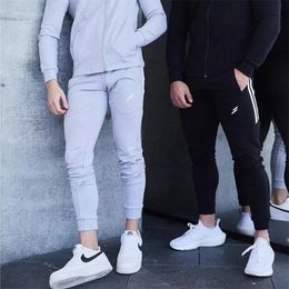 Men's Pants Spring joggers men sweatpants streetwear cotton comfortable run work out tracksuit men pants multifunction trousers 230831