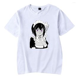 Men's T Shirts 2023 Saikin Yatotta Maid Ga Ayashii Shirt Streetwear Short Sleeve Anime Tees Cosplay Pullover Fashion Crewneck Tshirt Tops